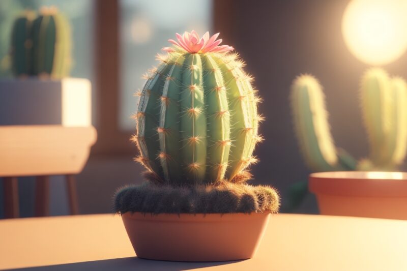 Kaktus auf dem Tisch