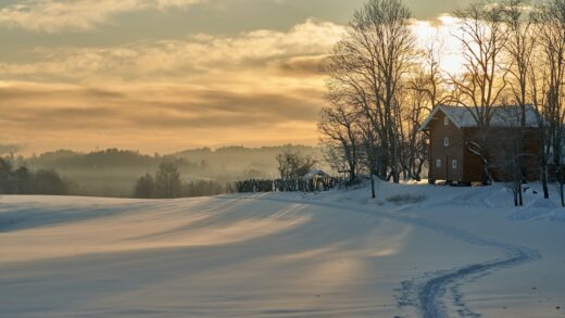 Photo Farmhouse landscape